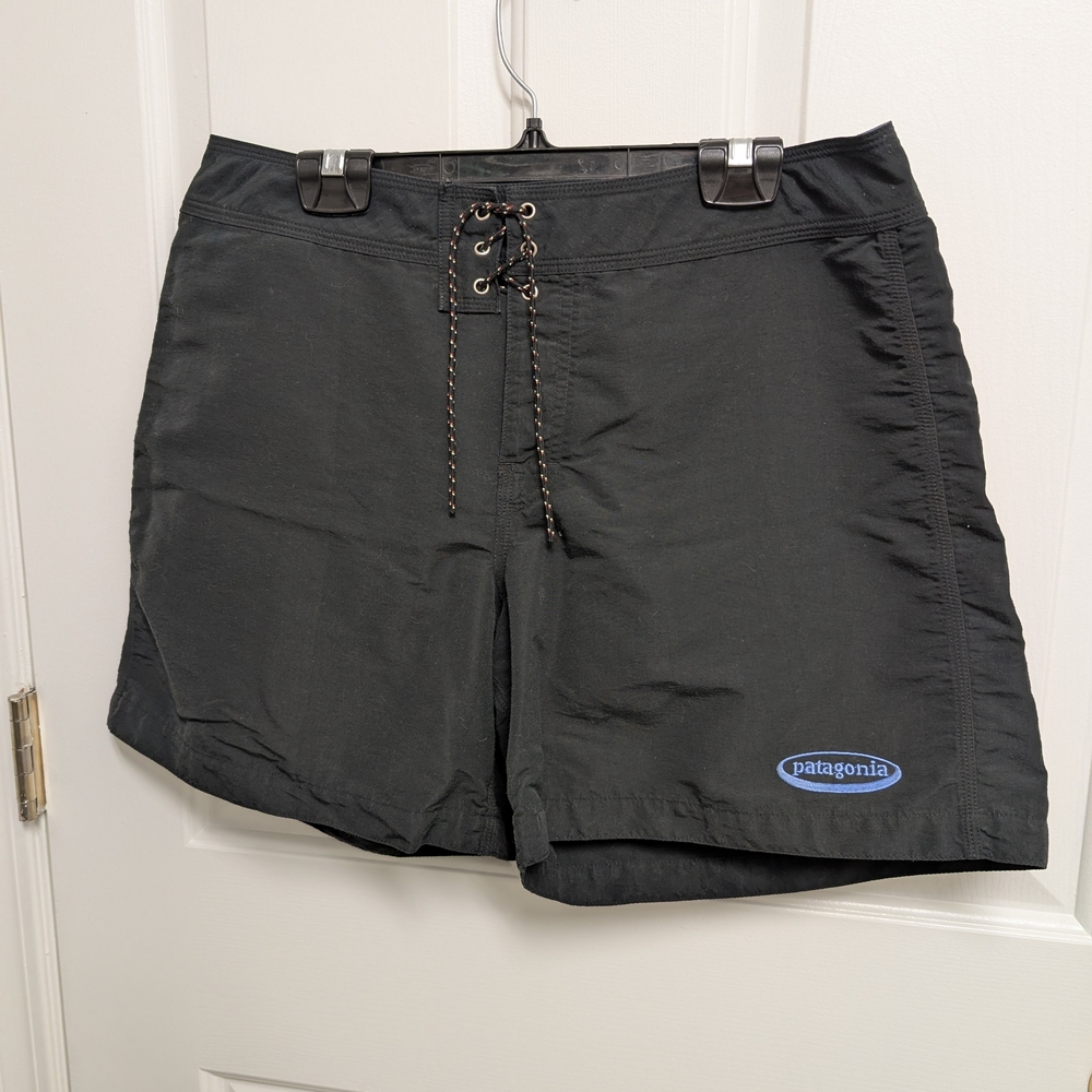 Patagonia Women's Board Shorts Athletic Swim Black Size 13
